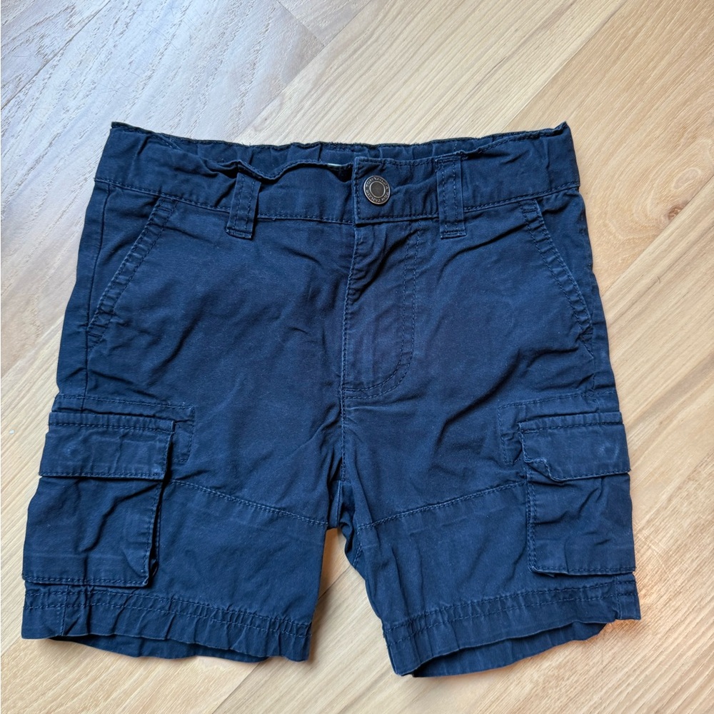 Boys Navy Cargo Shorts